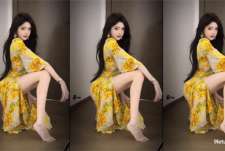 穿黄色战袍的Love姐