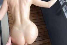 白领少妇在厨房的肛门性交-肥臀人妻