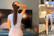 OL制服的诱惑对着镜子让小哥哥使劲后入-love姐